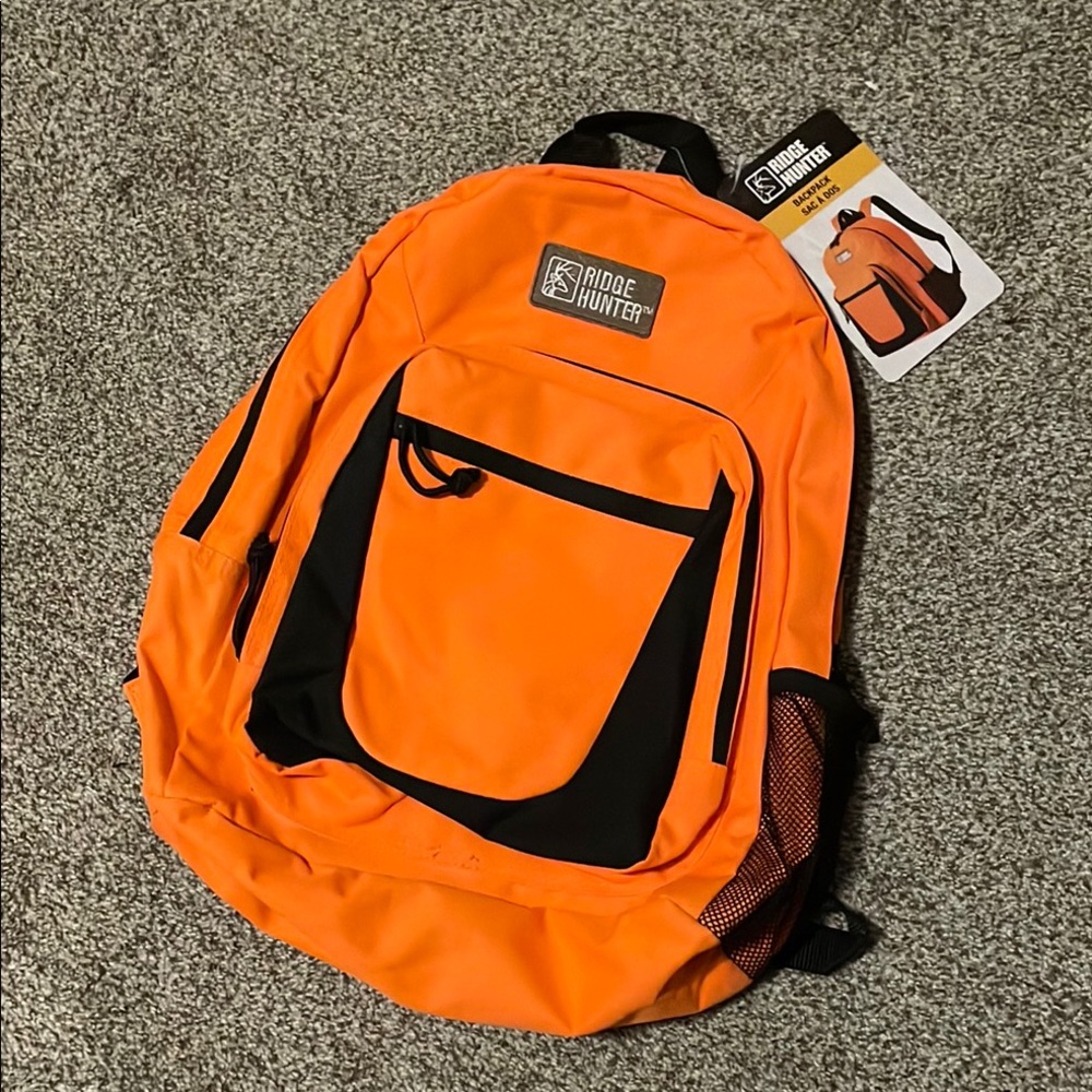 New Ridge Hunter Orange Hunting Backpack